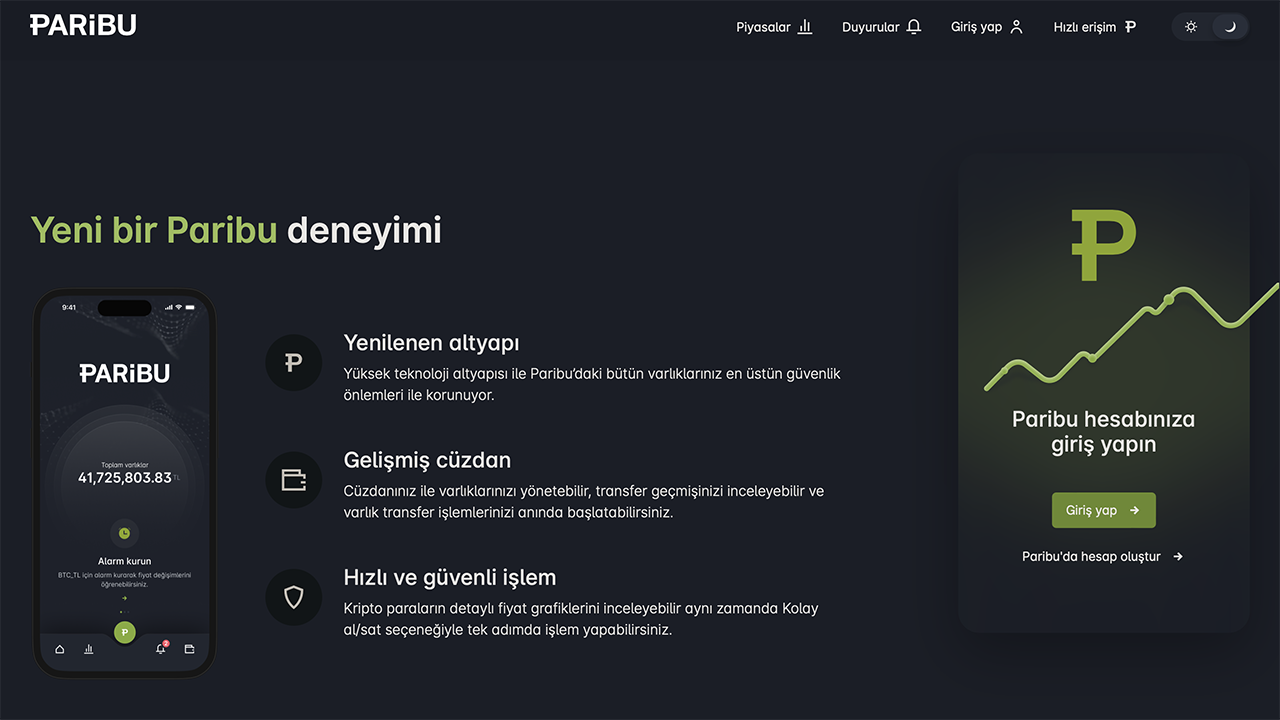 paribu web sitesi ve mobil uygulamalari guncellendi 4