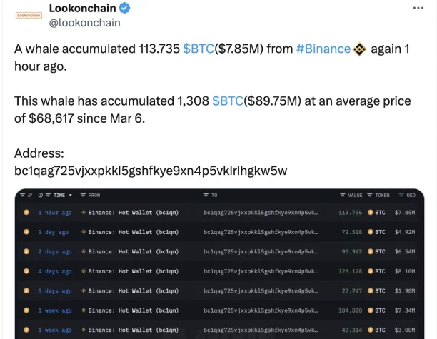 bitcoin lookonchain