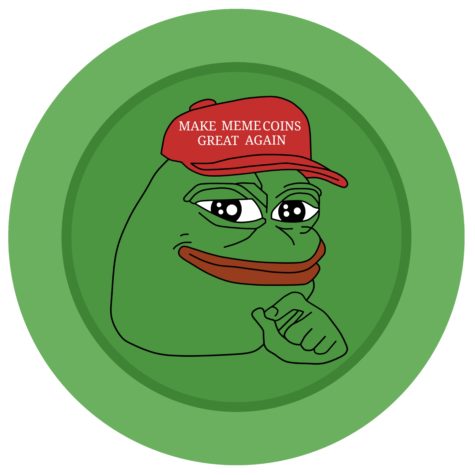 Pepe,Cryptocurrency,Isolated,On,White,Background