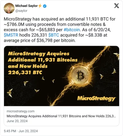 saylor bitcoin microstrategy